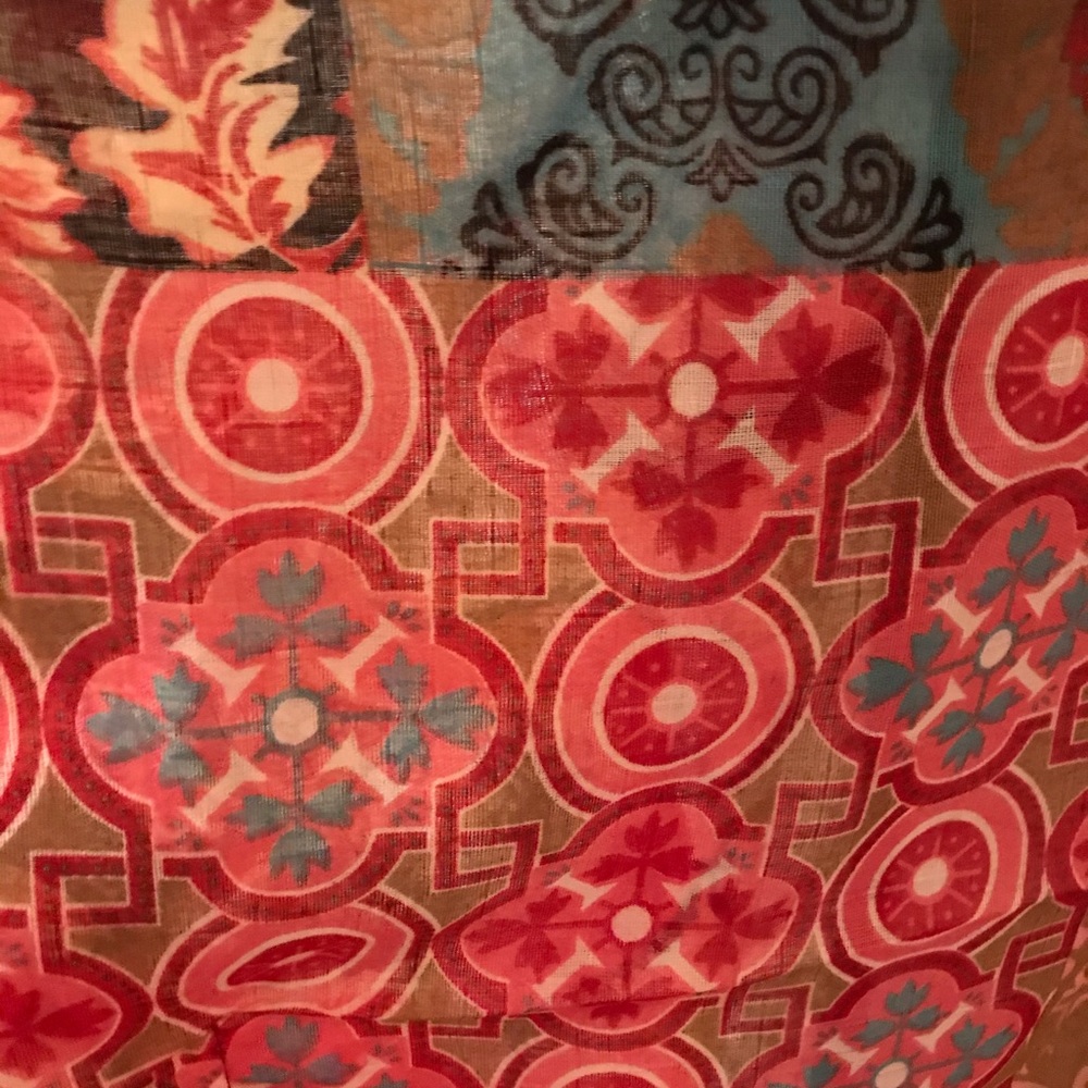 Mint Green Multicolored Kimono - Picture 5 of 8